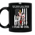 I fear no evil the crusader coffee Mug_Black