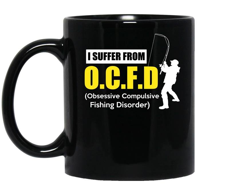 I suffer from obsessive compulsive fishing disorder Mug_Black