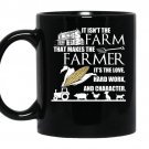 It isnt the farm that makes the farmer coffee Mug_Black