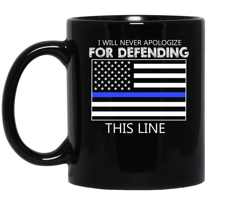 I will never apologize for defending this line coffee Mug_Black