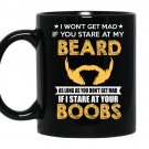 I wont get mad if you stare my beard funny coffee Mug_Black