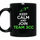 Keep calm and join team 3cc coffee Mug_Black