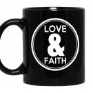 Love and faith coffee Mug_Black