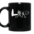 Love hair designer coffee Mug_Black