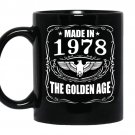 Made in 1978 the golden age coffee Mug_Black