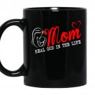 Mom real god in the life coffee Mug_Black