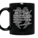 My grandmother loves me and watches over me coffee Mug_Black