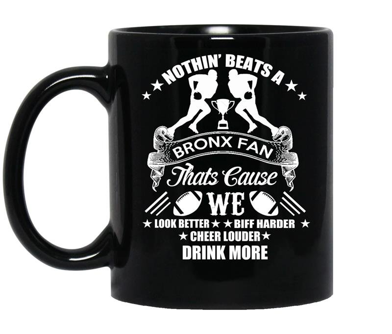 Nothing beats a bronx fan coffee Mug_Black