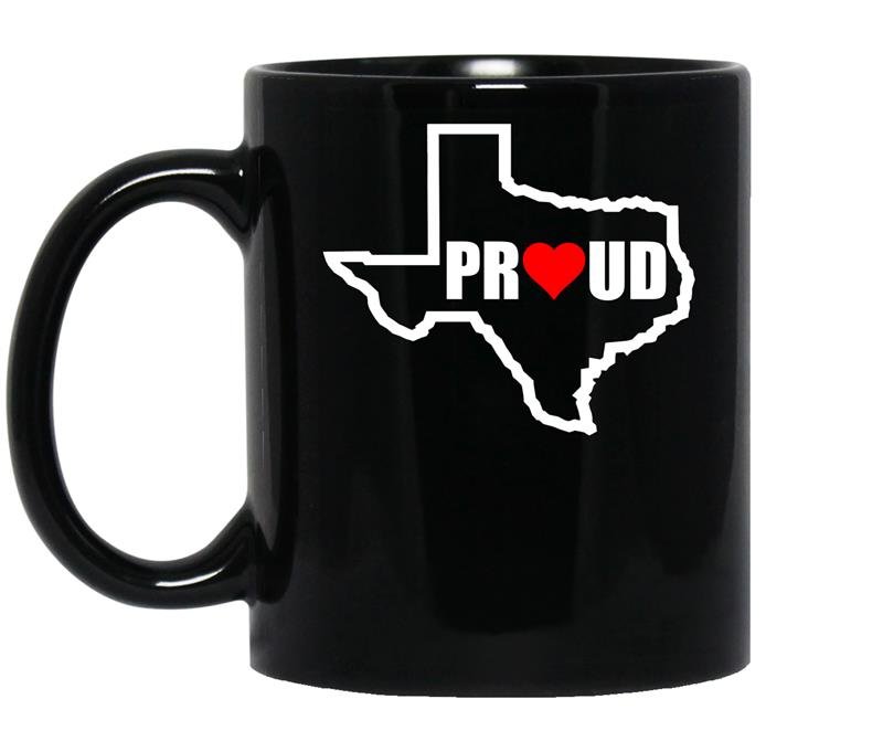 Texas proud coffee Mug_Black