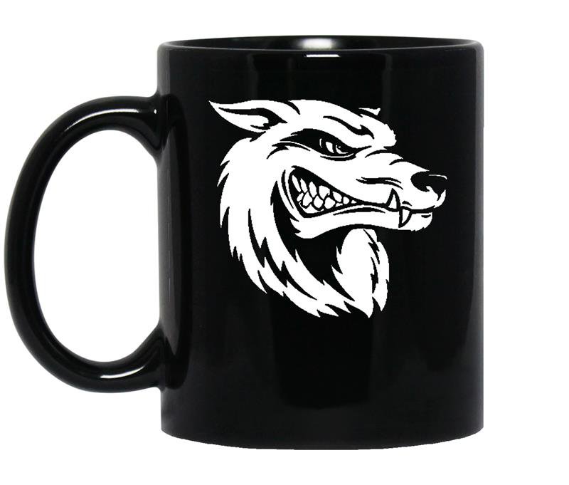 The wolf coffee Mug_Black