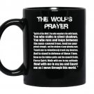 The wolfs prayer coffee Mug_Black