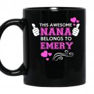This awsome nana belongs to emery coffee Mug_Black