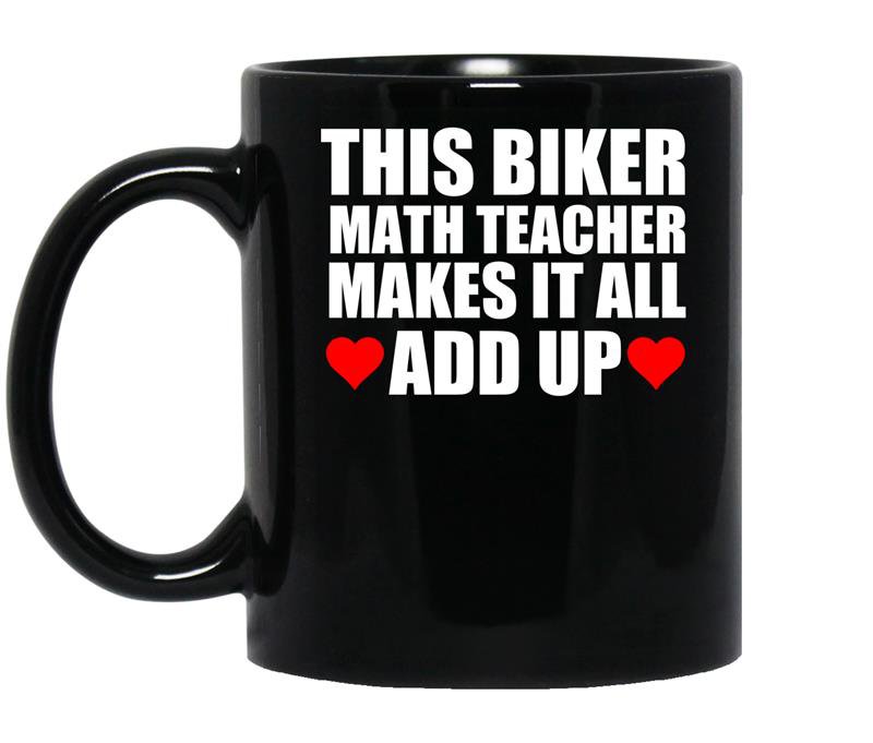 This biker math teacher makes it all add up coffee Mug_Black