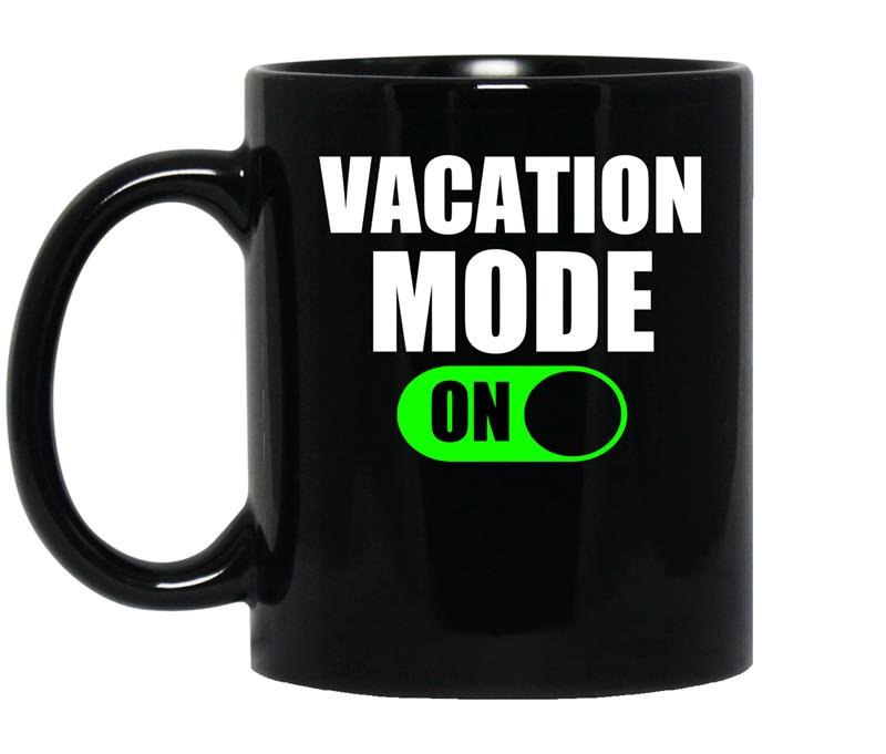 Vacation mode on coffee Mug_Black