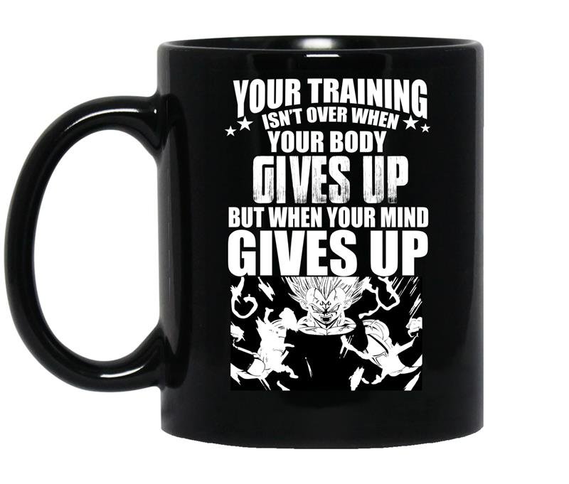 Your training isnt over when your body gives up but when your mind gives up coffee Mug_Black