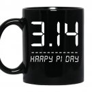 3.14 happy pi day coffee Mug_Black