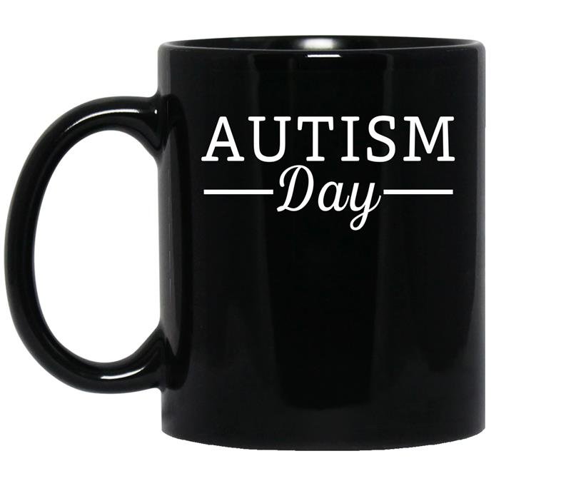 Autism day coffee Mug_Black