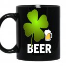 Beer lucky leaf coffee Mug_Black