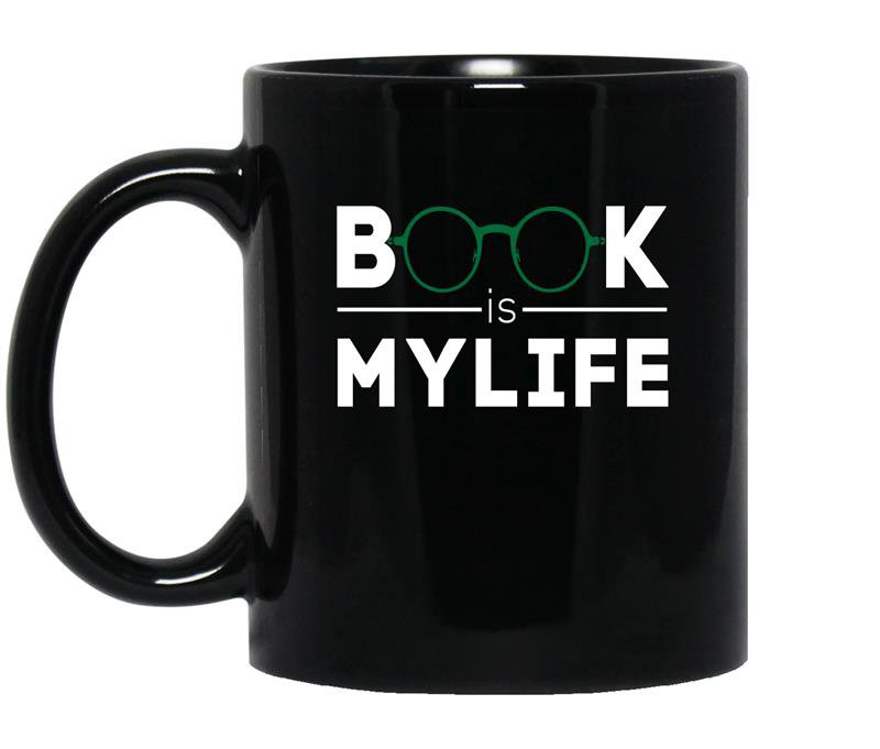 Book is my life coffee Mug_Black