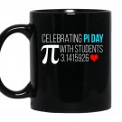 Celebrating pi day with students coffee Mug_Black