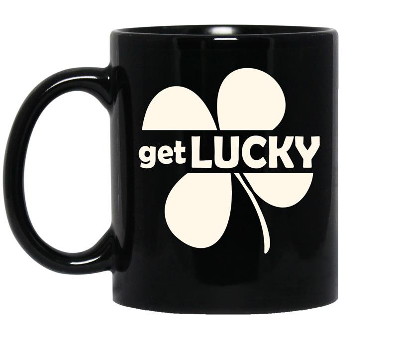 Get lucky patricks day coffee Mug_Black