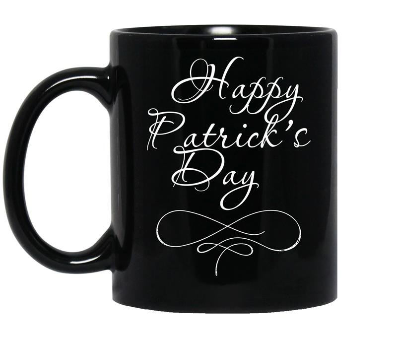 Happy patricks day coffee Mug_Black