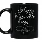 Happy patricks day coffee Mug_Black