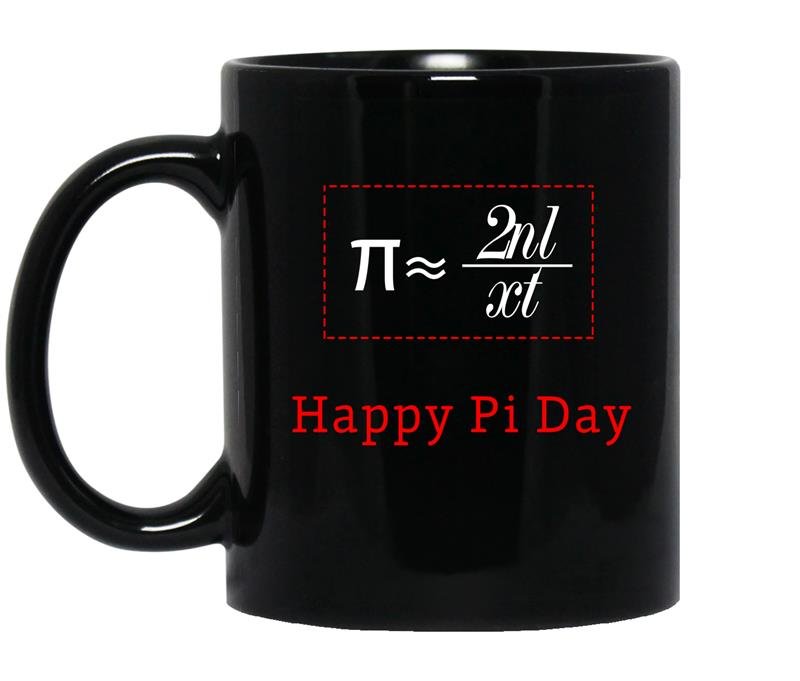 Happy pi day coffee Mug_Black