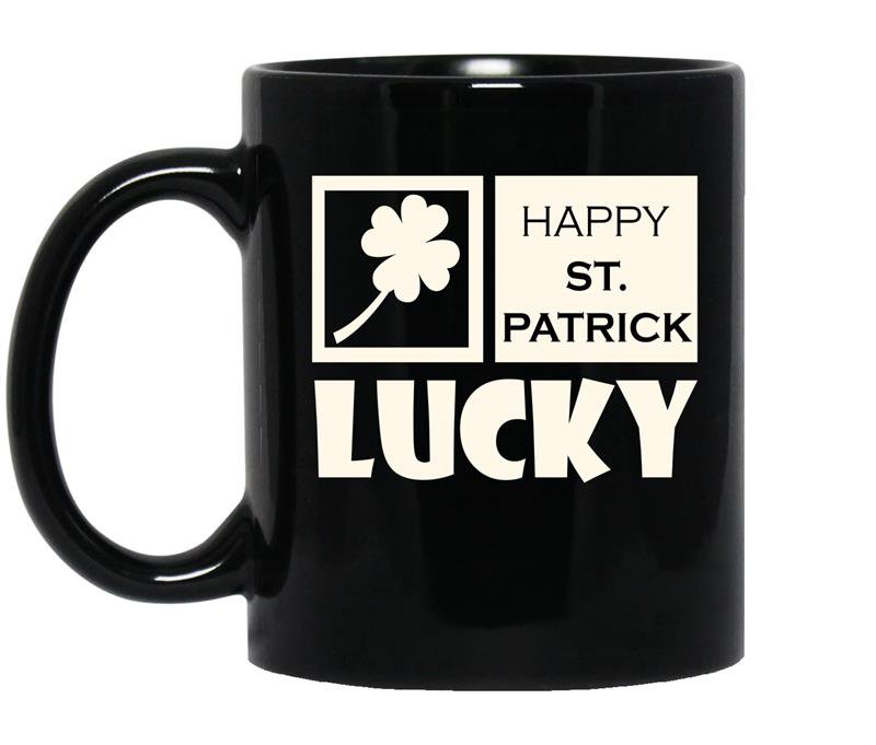 Happy st patricks day Mug_Black