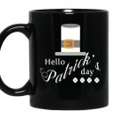 Hello patricks day coffee Mug_Black