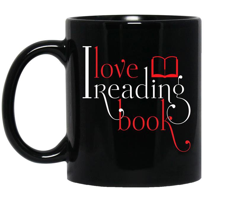 I love reading book coffee Mug_Black