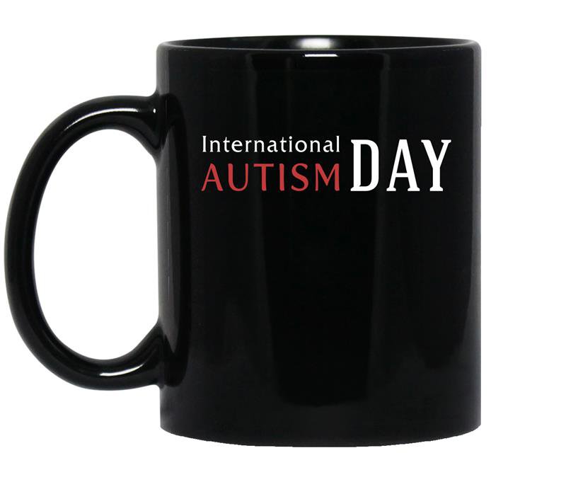 International autism day coffee Mug_Black