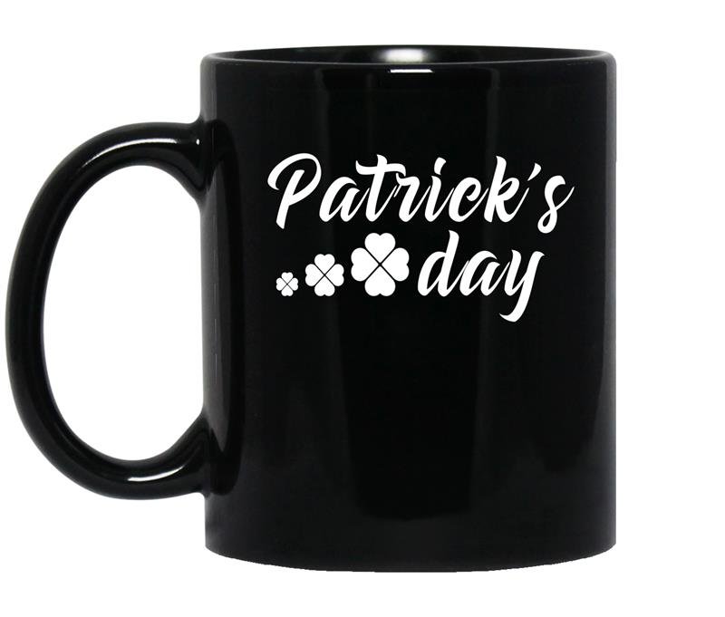 Patricks day coffee Mug_Black