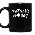 Patricks day coffee Mug_Black
