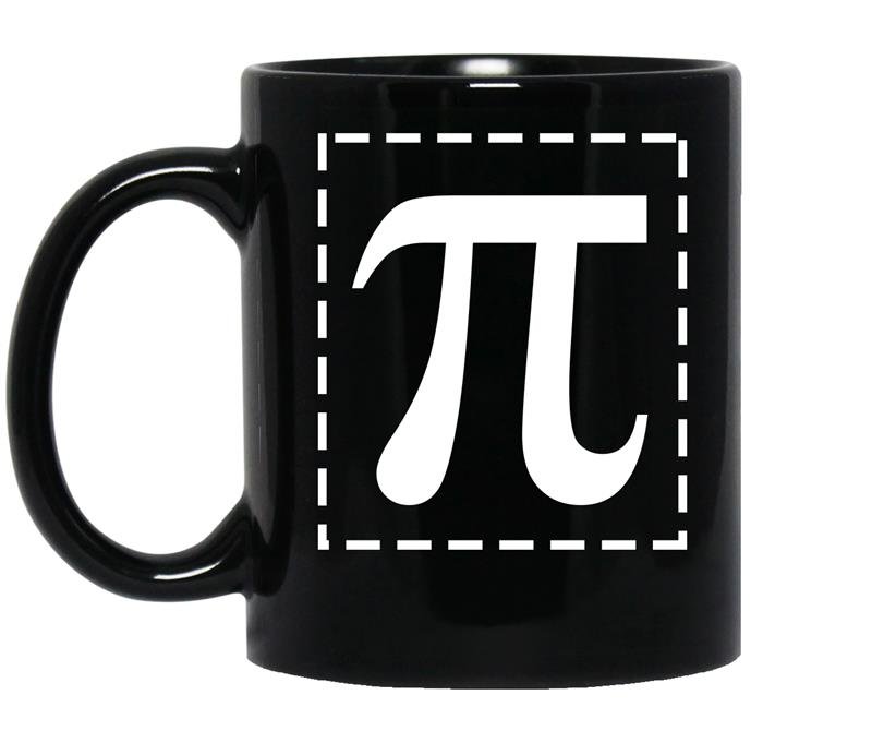 Pi symbol coffee Mug_Black