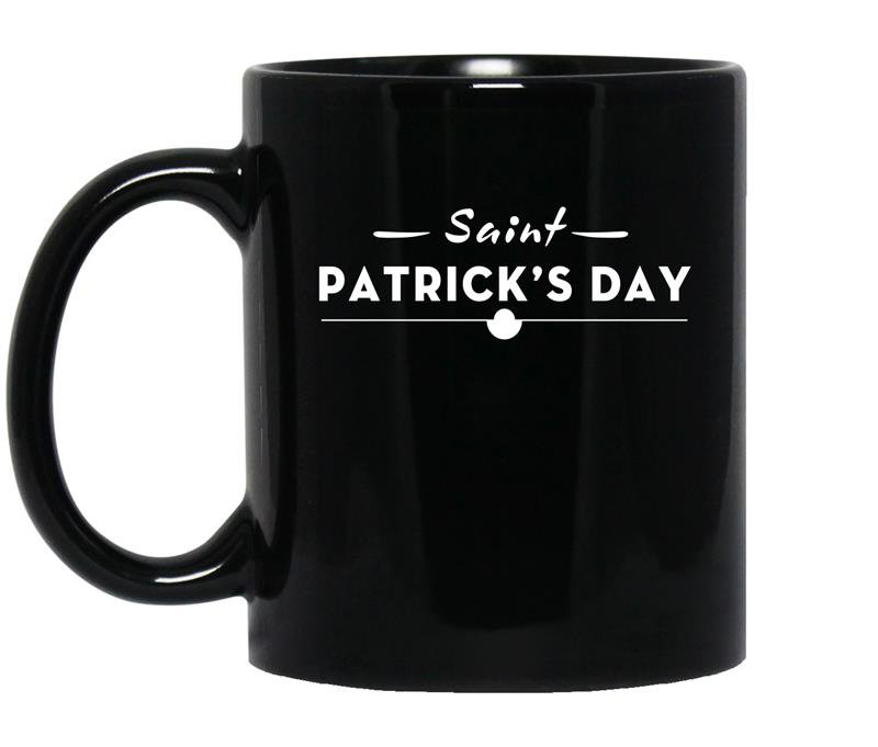 Saint patricks day coffee Mug_Black