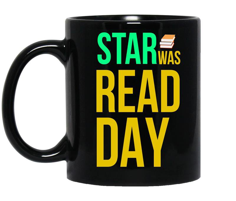 Star was read day coffee Mug_Black