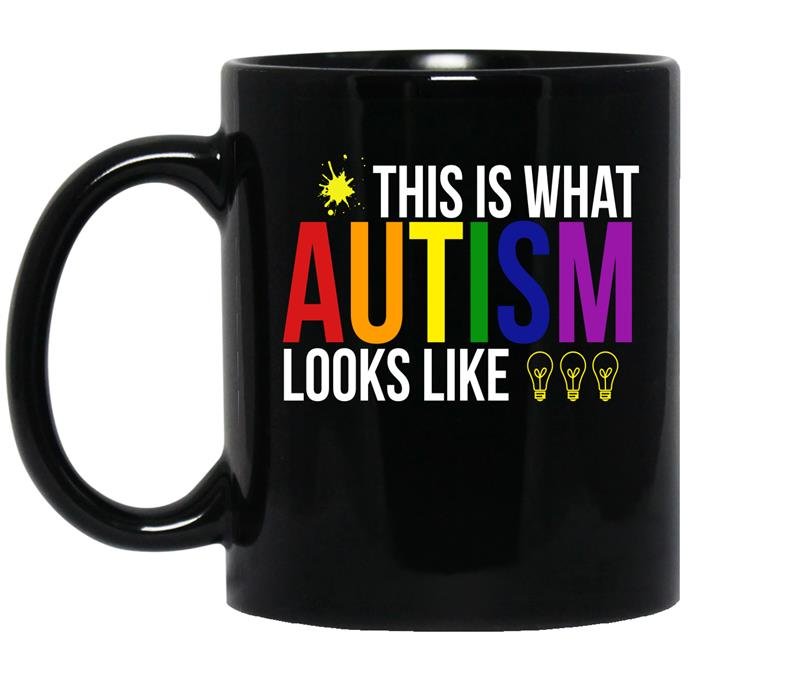 This is what autism looks like coffee Mug_Black