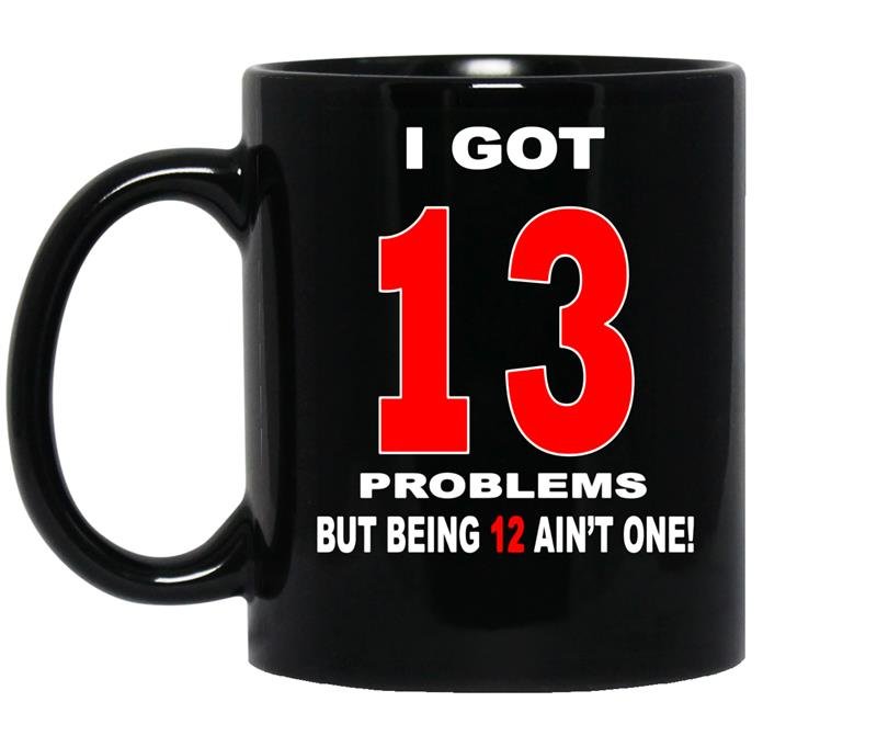 13th birthday boy funny cool gift coffee Mug_Black