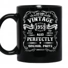 59th birthday vintage 1959 original coffee Mug_Black