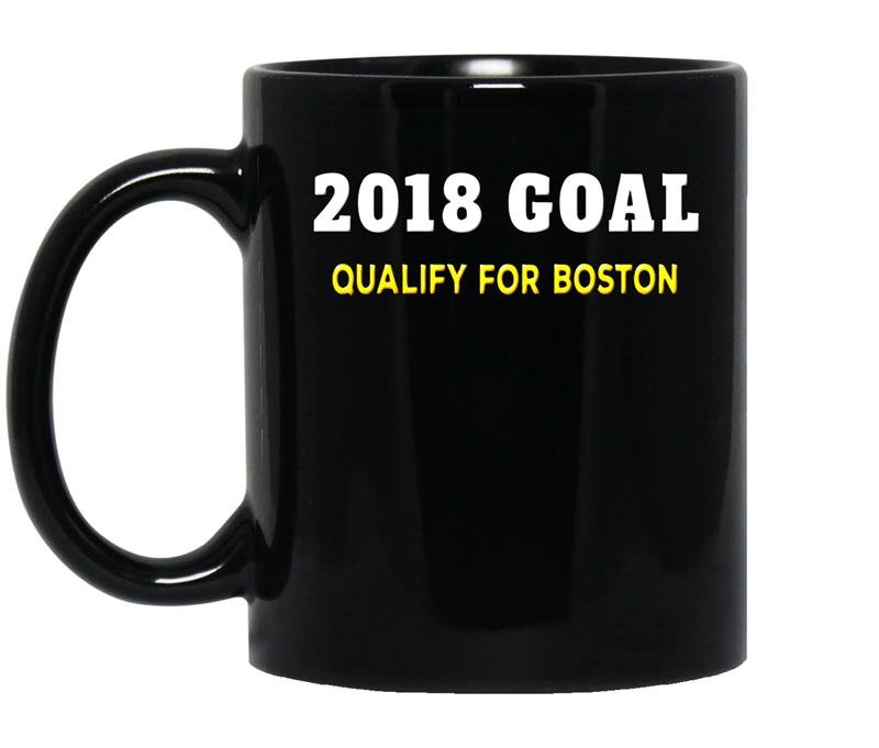 2018 goal qualify for boston 262 running motivation coffee Mug_Black