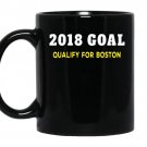 2018 goal qualify for boston 262 running motivation coffee Mug_Black