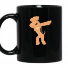 Airedale terrier dabbingfunny dab dog dance gift coffee Mug_Black