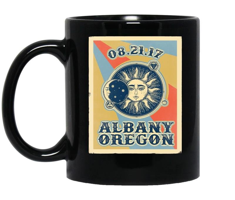 Albany oregon solar eclipse 2017 Coffee Mug_Black