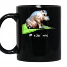 Baby hippo fiona cute coffee Mug_Black
