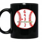 Baseball double play 6432 coffee Mug_Black
