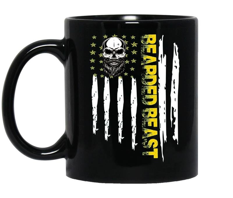 Bearded beast coffee Mug_Black