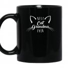 Best cat grandma everfunny cats lady family gift coffee Mug_Black