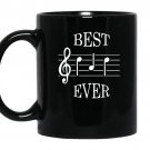 Best dad ever musiccute funny fathers day gift coffee Mug_Black