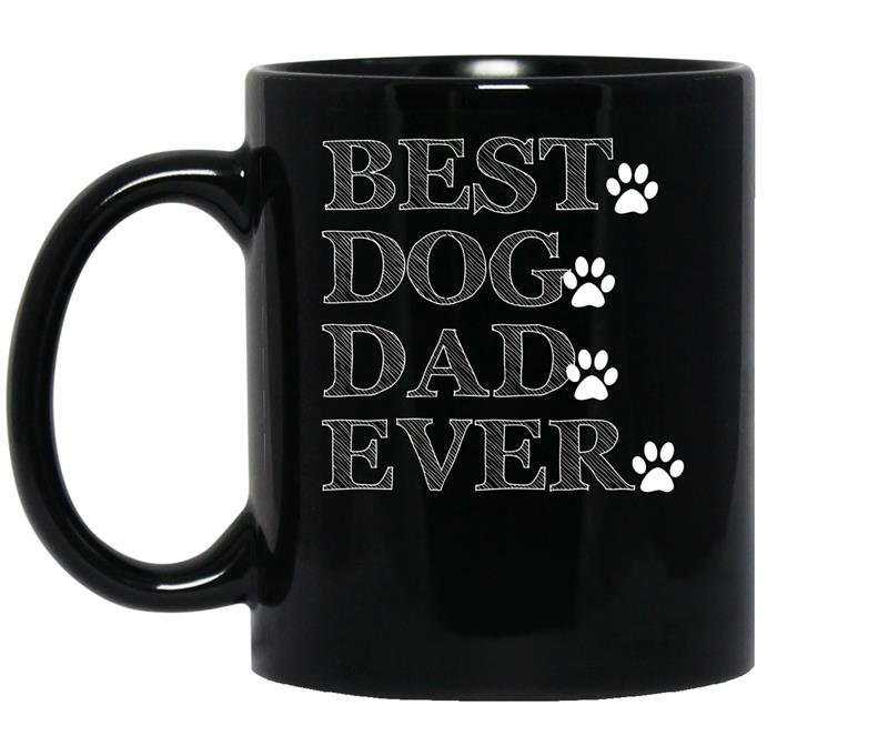 Best dog dad everfathers day gift coffee Mug_Black